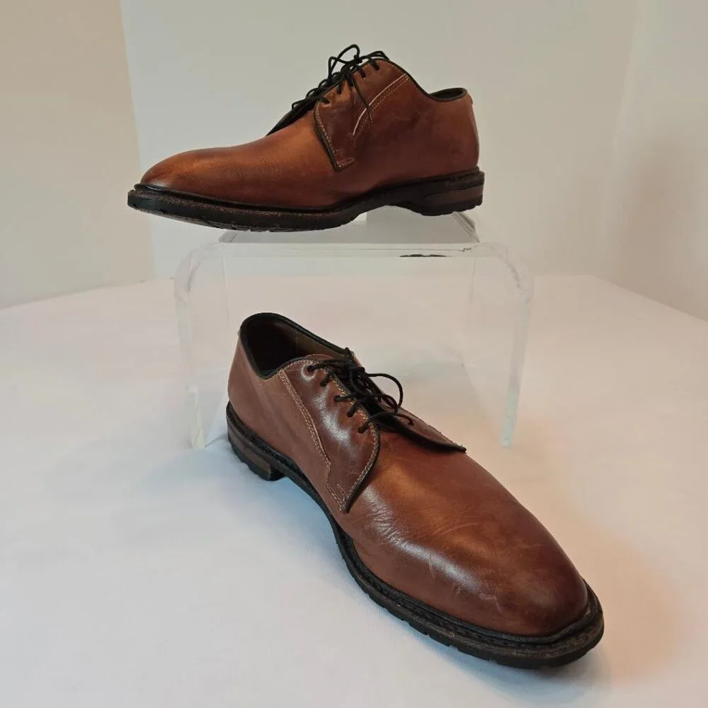ALLEN EDMONDS Men's Badlands Leather Lace Up Blucher Comfort Dress Shoes Sz 10 B